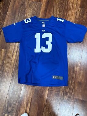 Nike Kids' New York Giants #13 "Odell Nevkahm Jr. Royal Blue Football Jersey